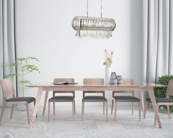 Krom Kaplama Modern Avize AV-1809-K90X35 - Görsel 3