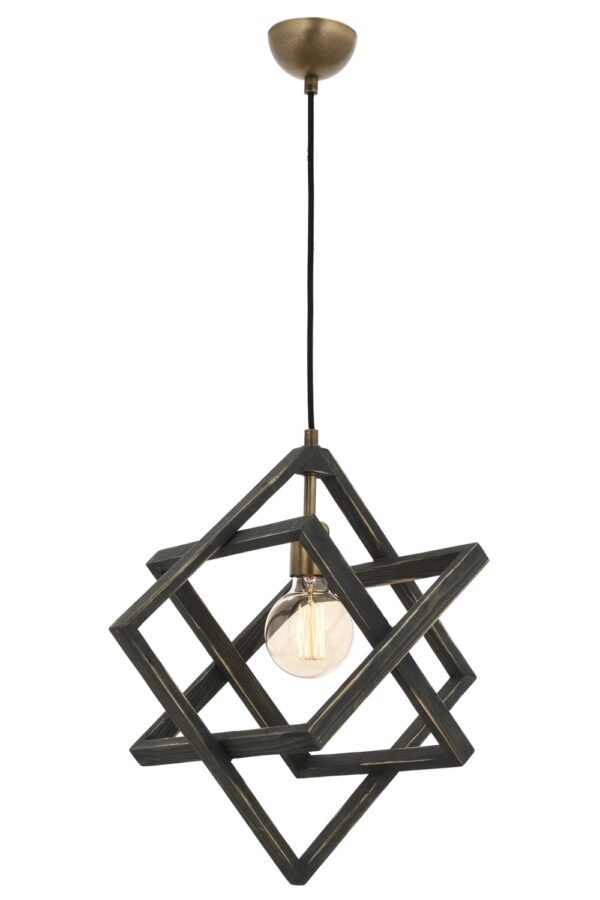 Eskitme/Gri Kaplama Modern Avize AV-1765-1G