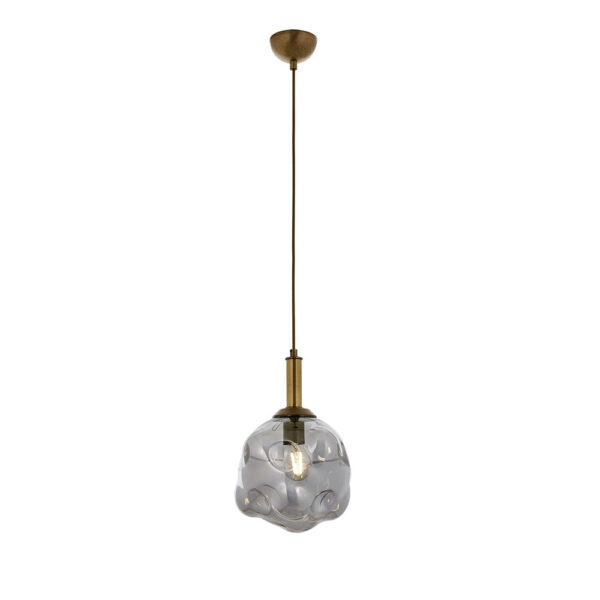 Eskitme Kaplama Modern Avize E27 Metal Cam 30cm