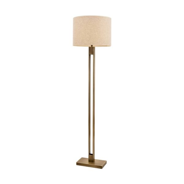 Eskitme Kaplama Lambader E27 Metal Kumaş 40cm
