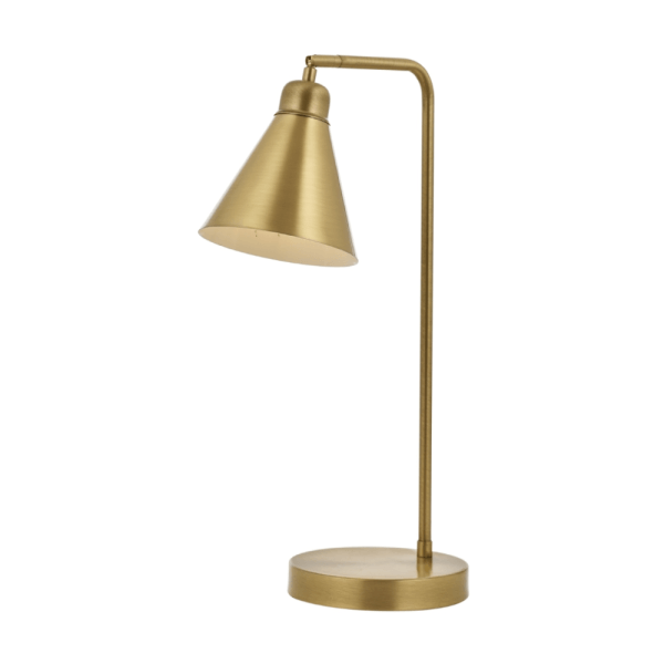 Eskitme Kaplama Masa Lambası E27 Metal 32x16cm