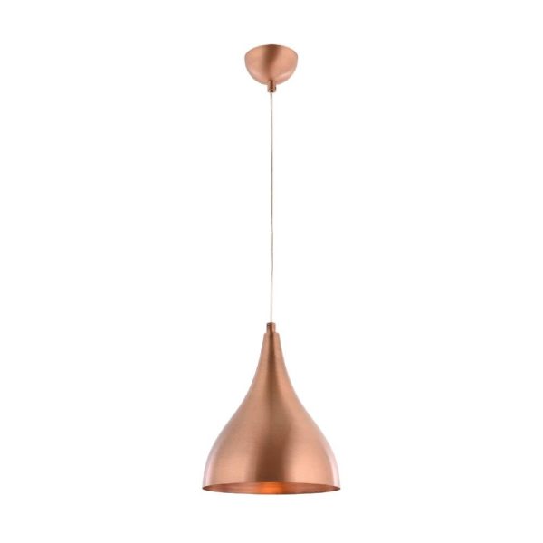 Bakır Kaplama Modern Avize E27 Metal 22cm