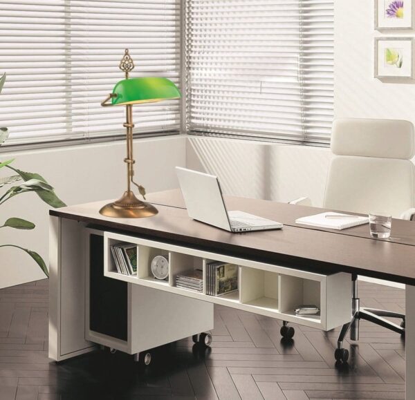 Yeşil Boyalı Masa Lambası ML-9063-GREEN - Görsel 2